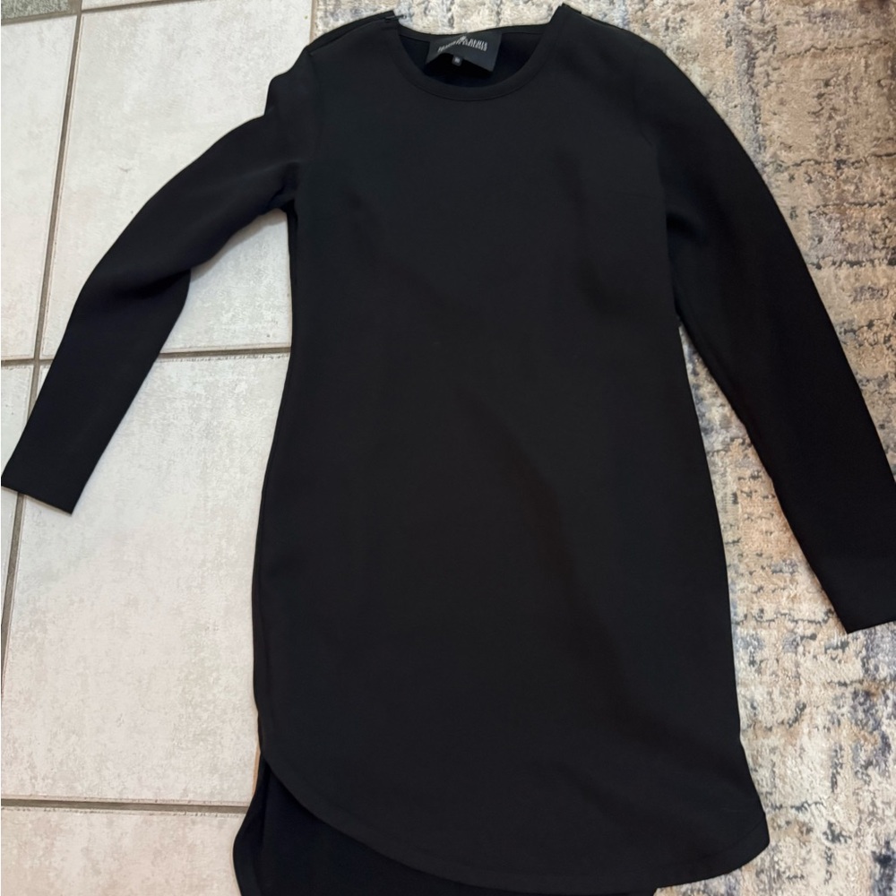 Elegant Black Long Sleeve Dress